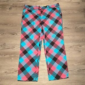 Loudmouth Plaid Golf Pants Men’s Size 40x32 Crazy Colourful